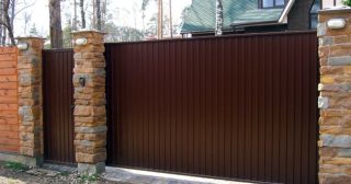 Купить откатные ворота консольные Сасово, цена от 2818 руб.